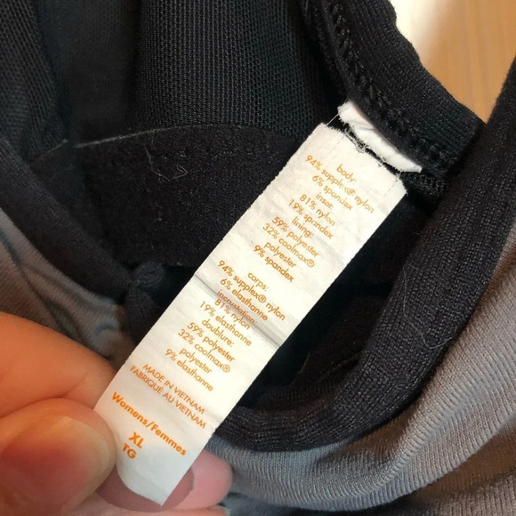 Dark Grey Lucy Heart Center Cami XL EUC - Picture 2 of 3